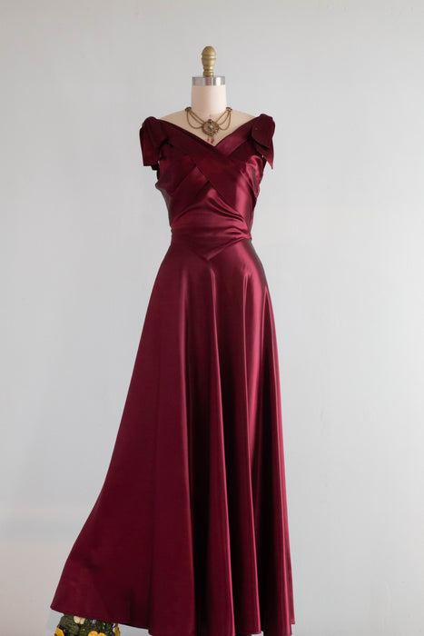 Robert DANES Black Silk Floor Length Gown 6 Bias Cut Dress Architectural  Back | eBay